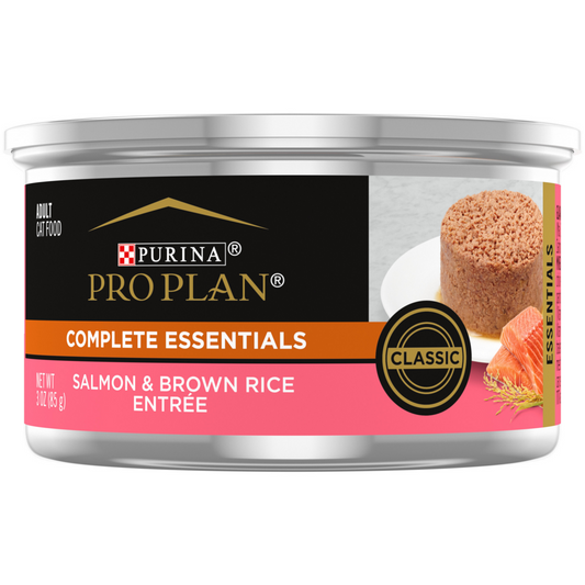 Purina Pro Plan Pate Salmon & Wild Rice Entree Wet Cat Food