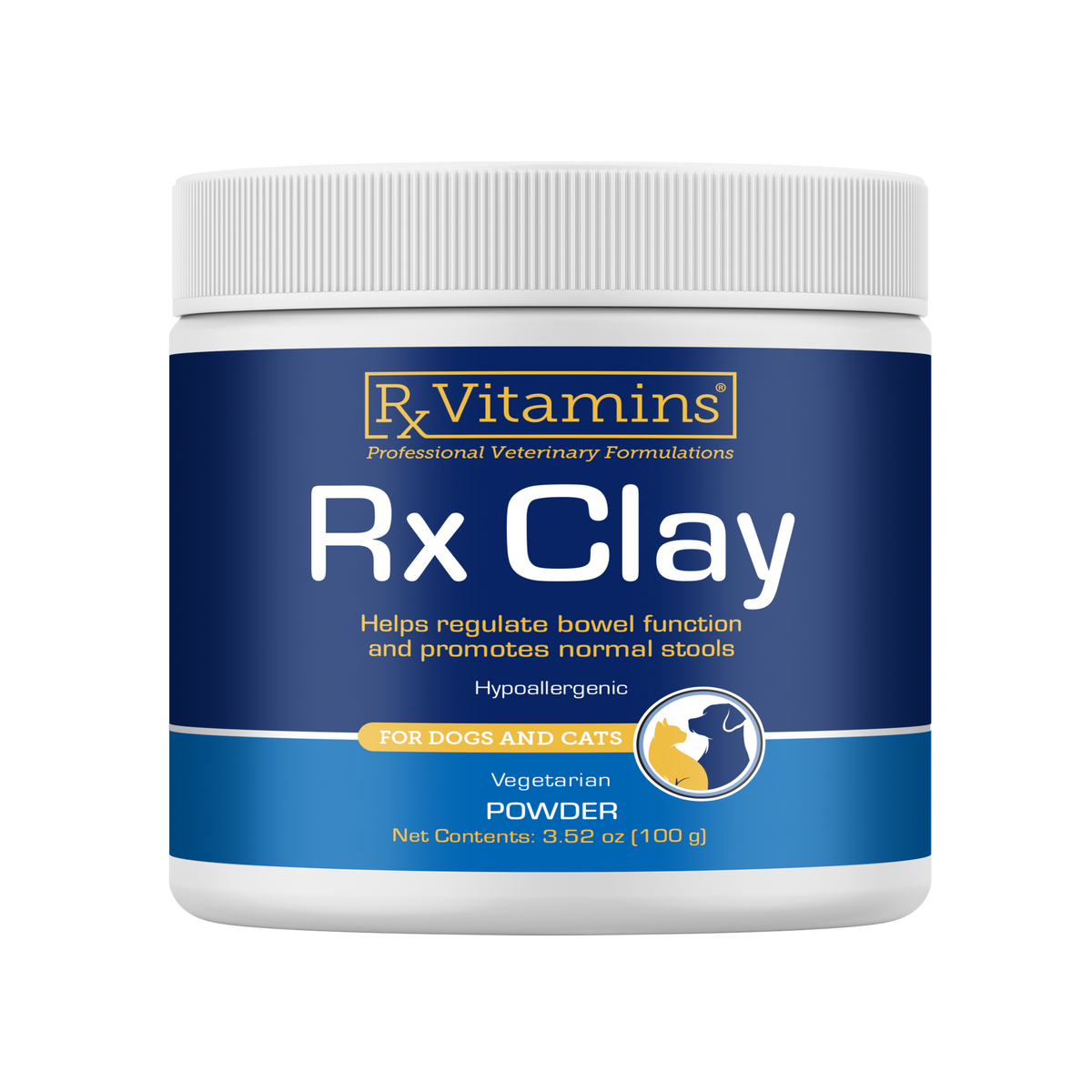Rx Vitamins Rx Clay Powder Digestive Supplement for Dogs & Cats (100g) - Dog Supplements & Vitamins 1