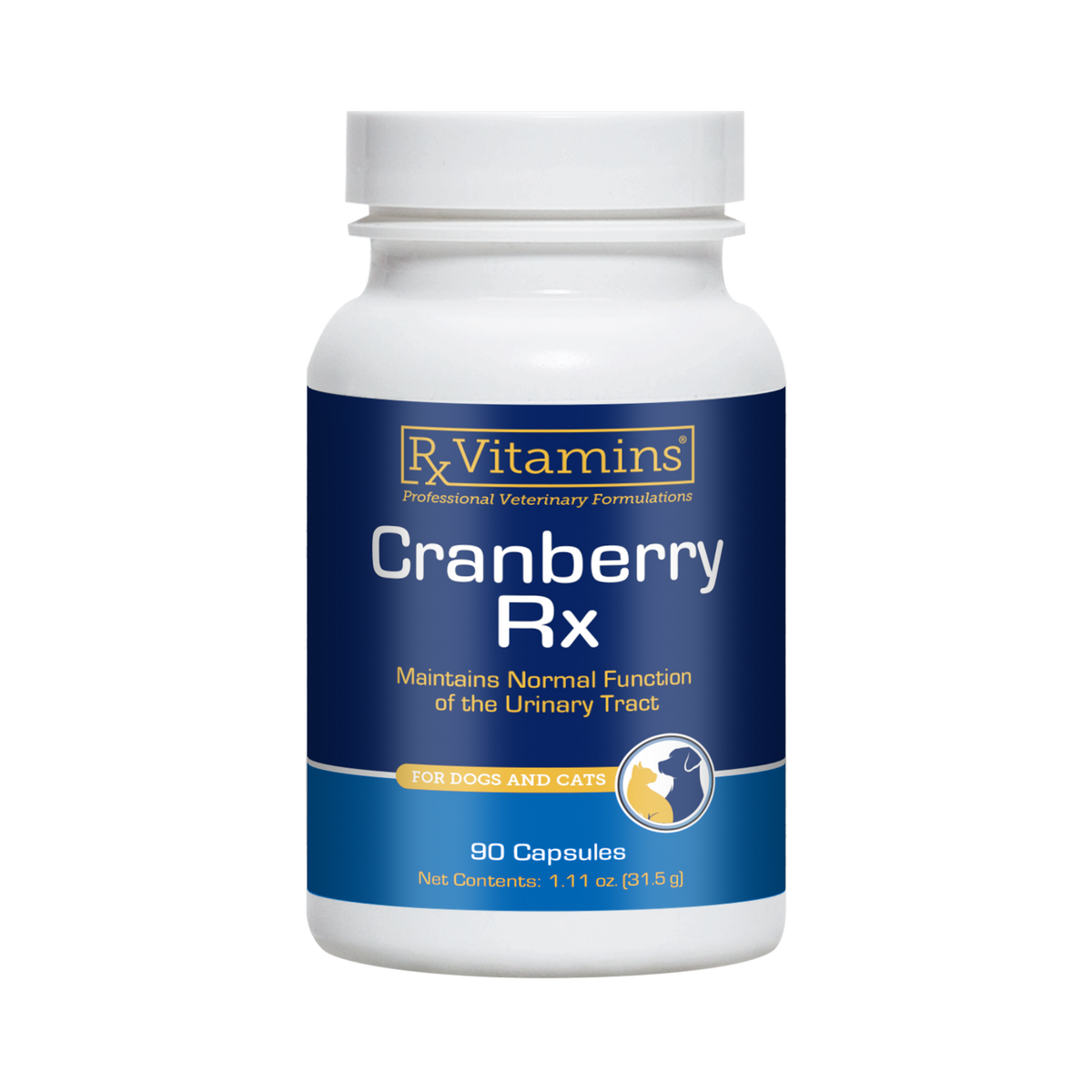 Rx Vitamins Cranberry Rx For Dogs and Cats (90 caps) - Cat and Dog & Probiotics Supplements 1