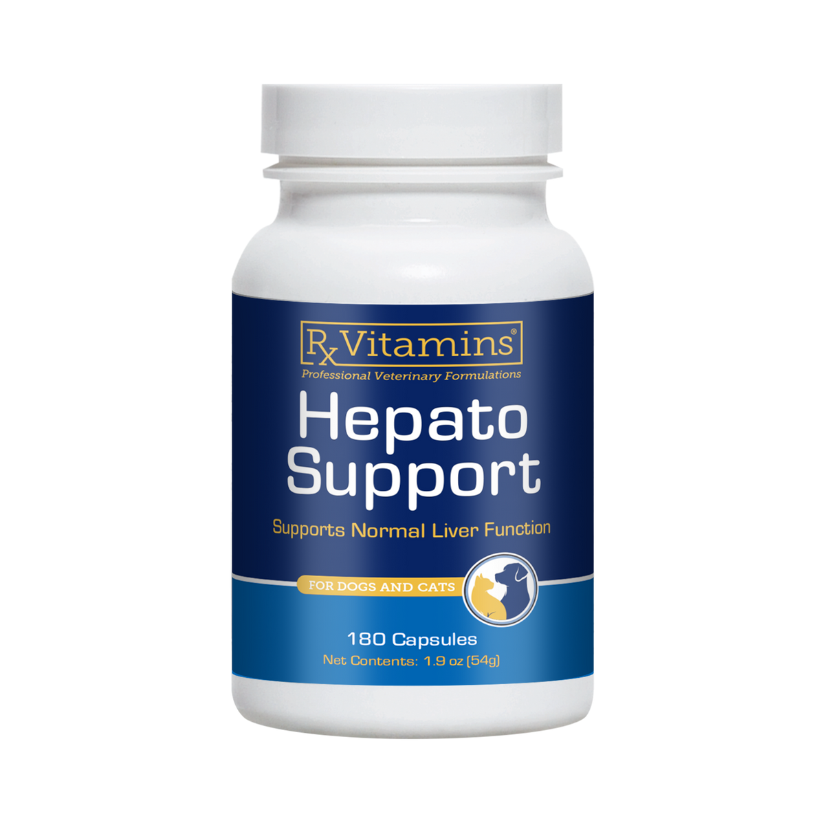 Rx Vitamins Hepato Support Liver Supplement - 180 caps - Dog Supplements & Vitamins 1