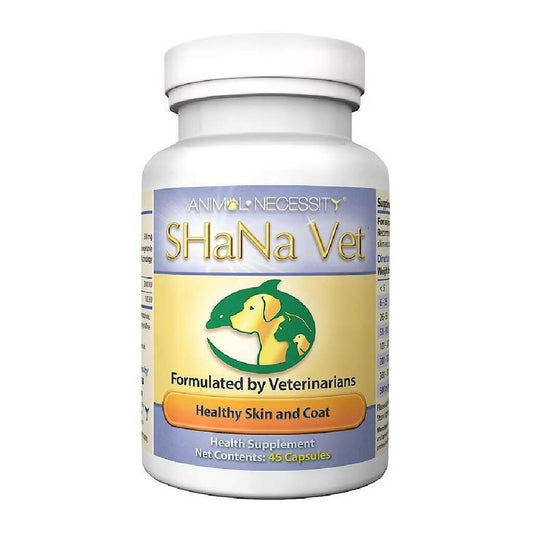 SHaNa Vet Healthy Skin and Seasonal Allergies Support Capsules for Pets - 45 Capsules
