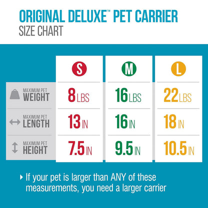Sherpa Deluxe Airline Approved Soft Sided Dog & Cat Carrier