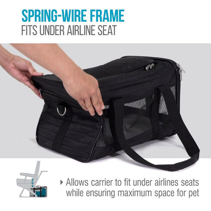 Sherpa Deluxe Airline Approved Soft Sided Dog & Cat Carrier