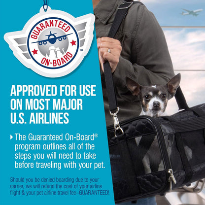 Sherpa Deluxe Airline Approved Soft Sided Dog & Cat Carrier