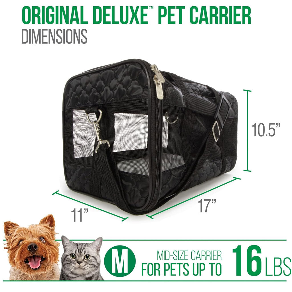 Sherpa Deluxe Airline Approved Soft Sided Dog & Cat Carrier