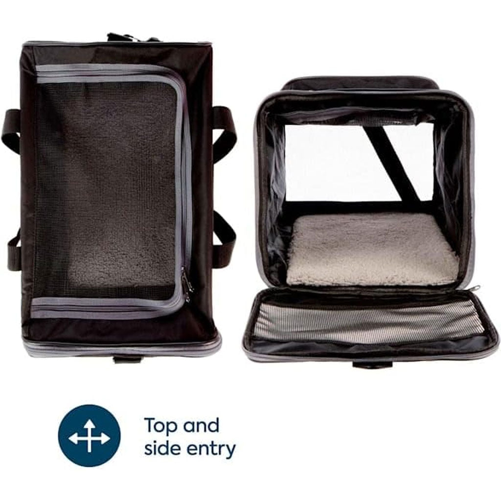 Sherpa Everyday Guaranteed On Board Soft-Sided Dog & Cat Carrier, Black