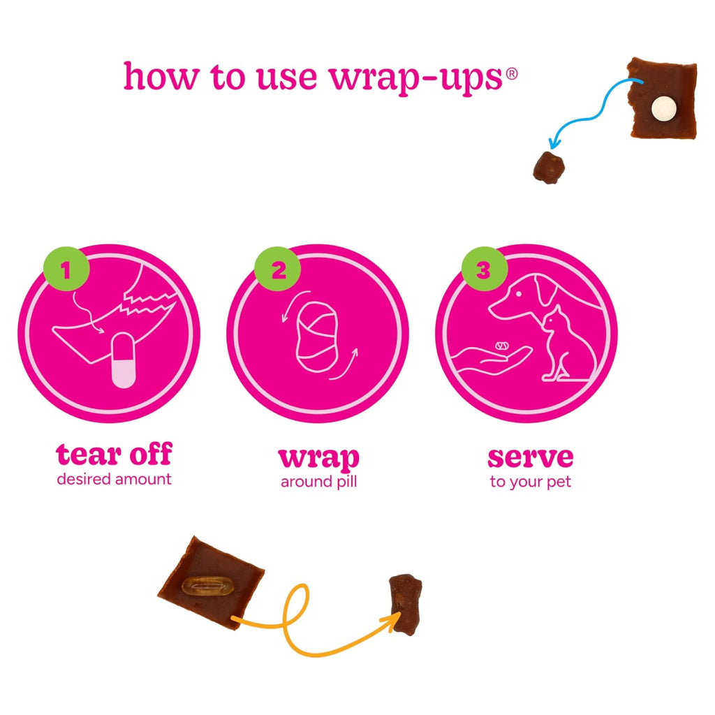 Stashios Wrap-Ups Peanut Butter Flavor Pill Wrapper for Dogs & Cats (2 oz)