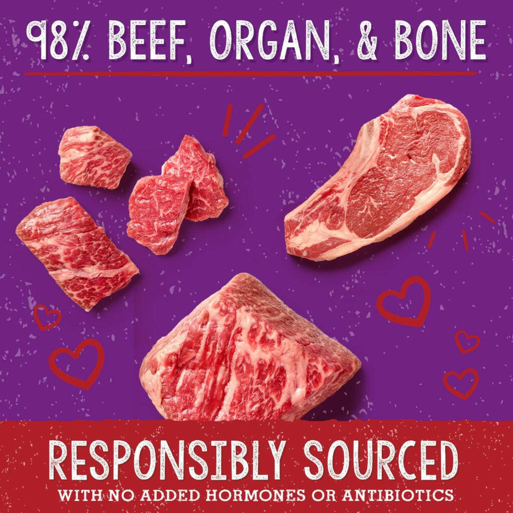 Stella & Chewy's Bountiful Beef Dinner Morsels Freeze-Dried Raw Food for Cats (8 oz)