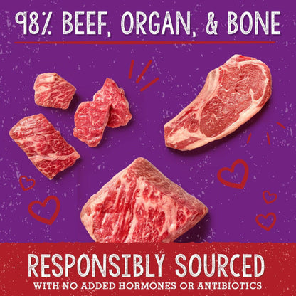 Stella & Chewy's Bountiful Beef Dinner Morsels Freeze-Dried Raw Food for Cats (8 oz)