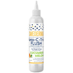 Swederm dog and cat flush bottle with label on a white background