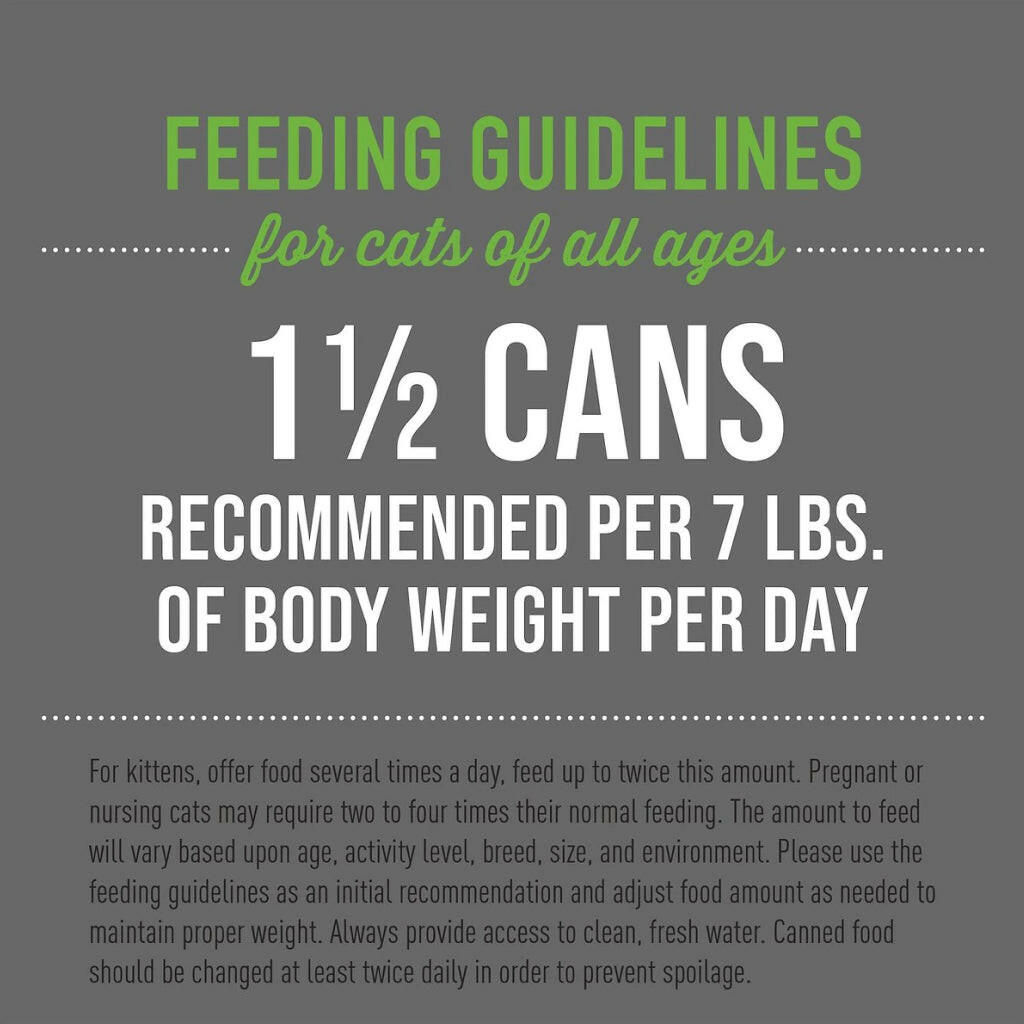 Tiki cat canned food feeding guidelines