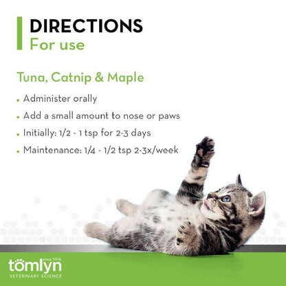 Tomlyn Laxatone Hairball Remedy Gel for Cats- Maple Flavor (2.5 oz)