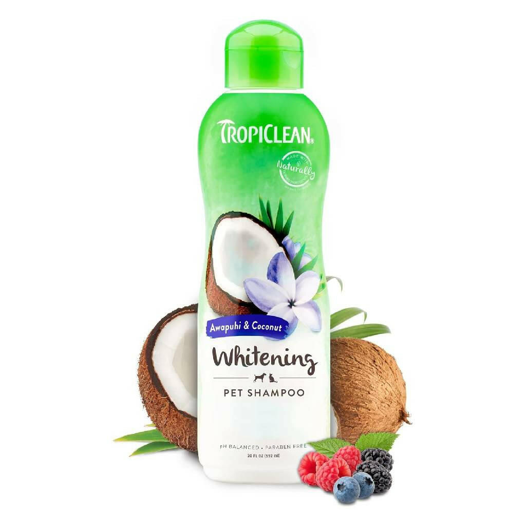 Tropiclean Awapuhi & Coconut Whitening Shampoo for Pets (20 oz)