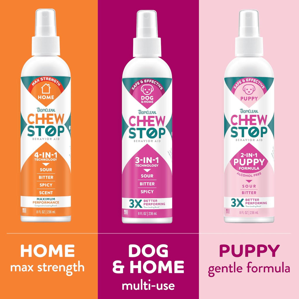 TropiClean Chew Stop Behavior Aid Home Spray- 8oz