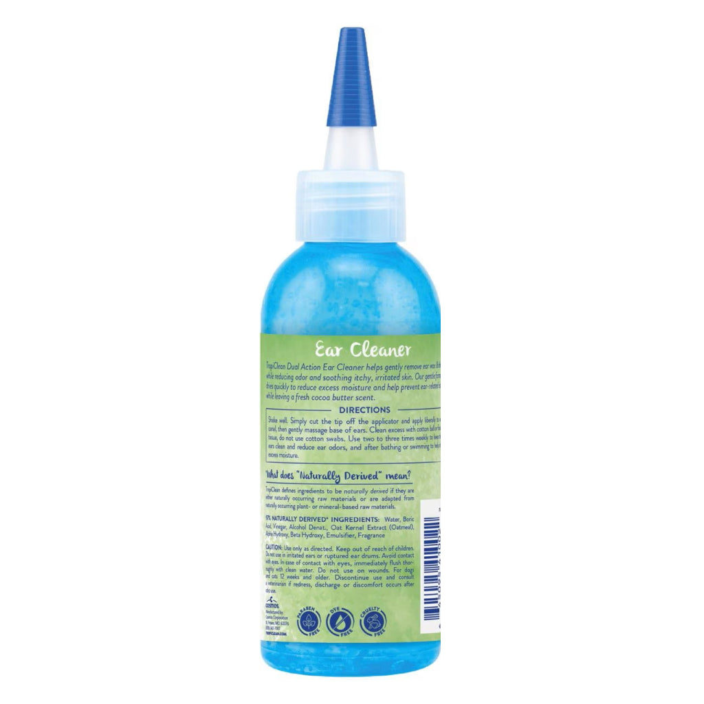 TropiClean Dual Action Ear Cleaner for Pets (4oz)