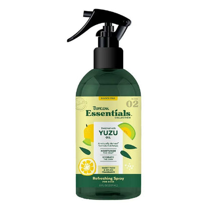 TropiClean Essentials Yuzu Fruit Deodorizing Spray For Dogs (8 oz)