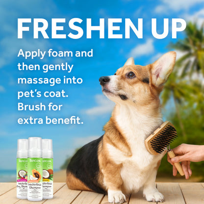 TropiClean Hypoallergenic Waterless Shampoo For Pets (7.4 oz)