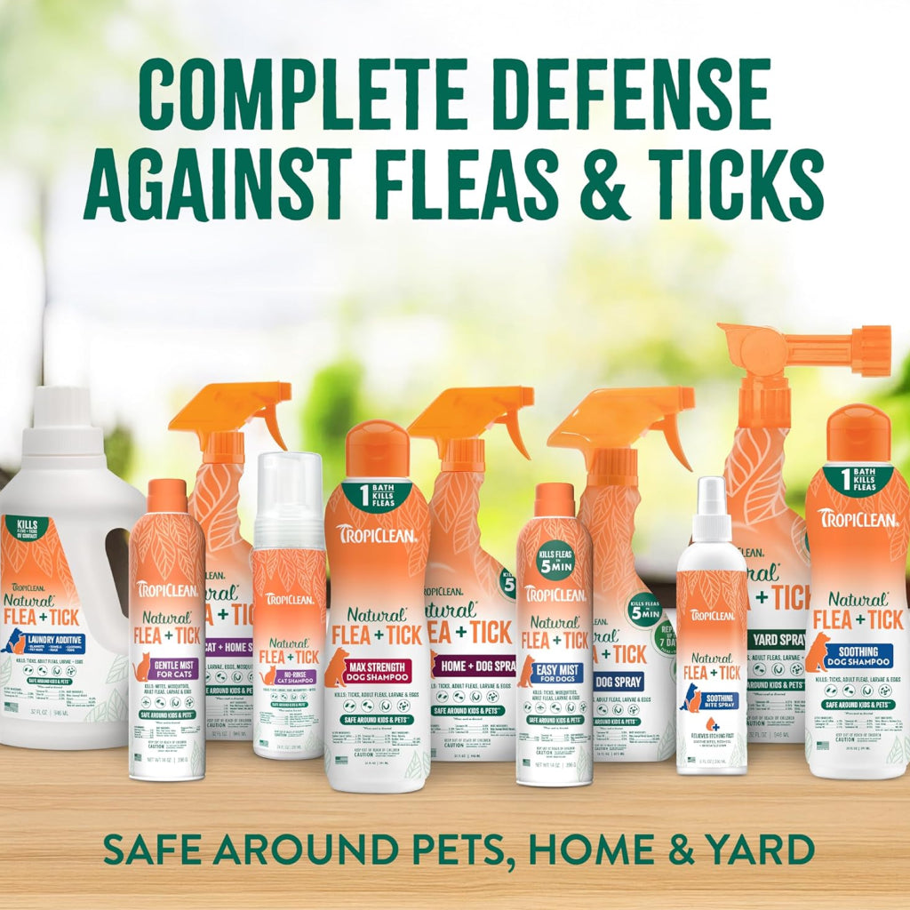 TropiClean Natural Flea & Tick Home & Cat Spray (32 oz)