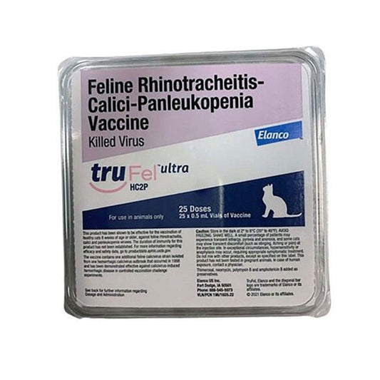 TruFel Ultra HC2P Vaccine for Cats, 25 Doses