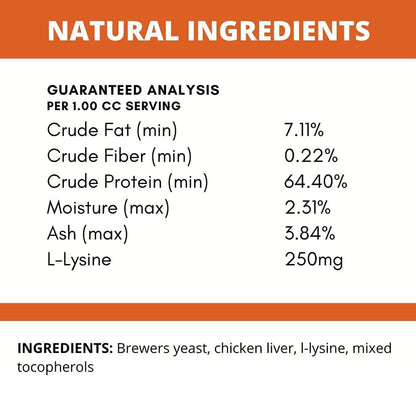 Under the Weather L-Lysine Support Powder for Cats