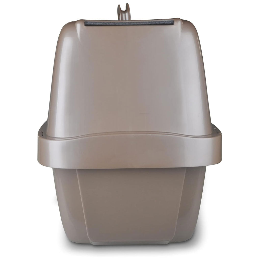 Van Ness Plastics Enclosed Sifting Cat Litter Box, Beige