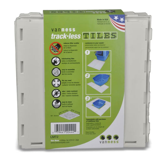 Van Ness Track-less Litter Mat Tiles For Cats (4 tiles)