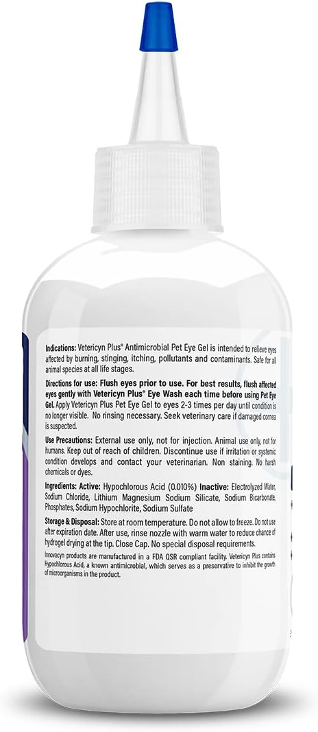 Vetericyn Plus Antimicrobial Pet Eye Gel (3 oz)