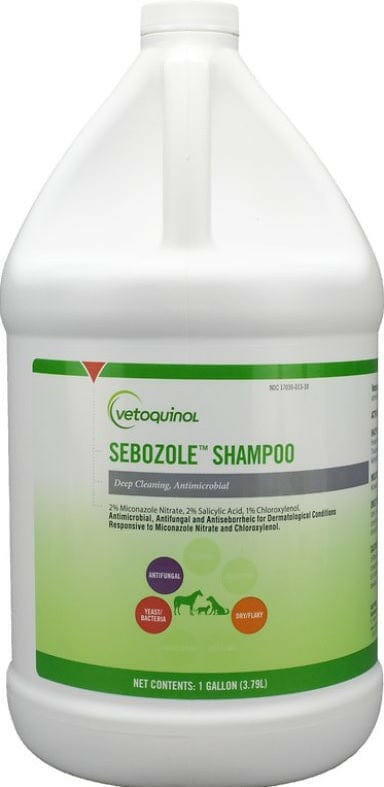 Sebozole Medicated Shampoo for Dogs, Cats & Horses