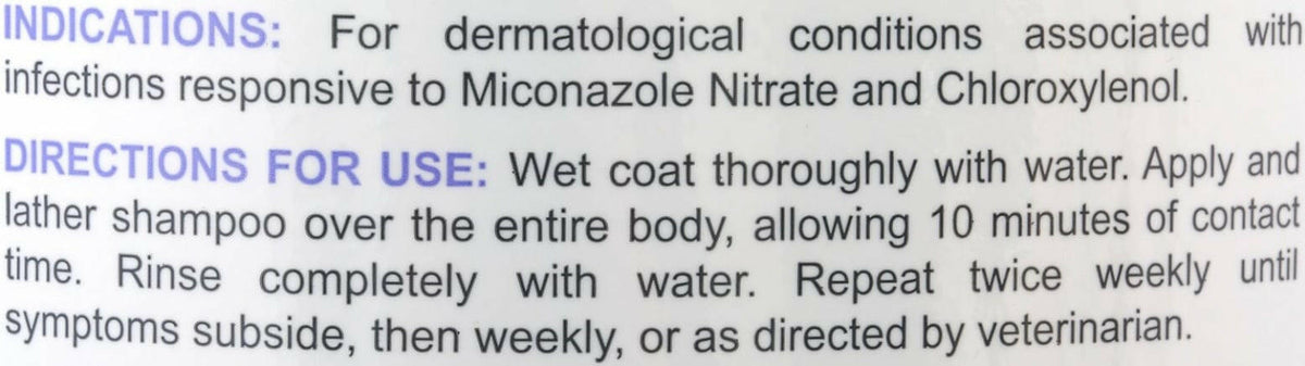 Sebozole Medicated Shampoo for Dogs, Cats & Horses