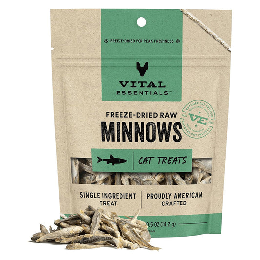 Vital Essentials Freeze-Dried Raw Minnows Treats For Cats
