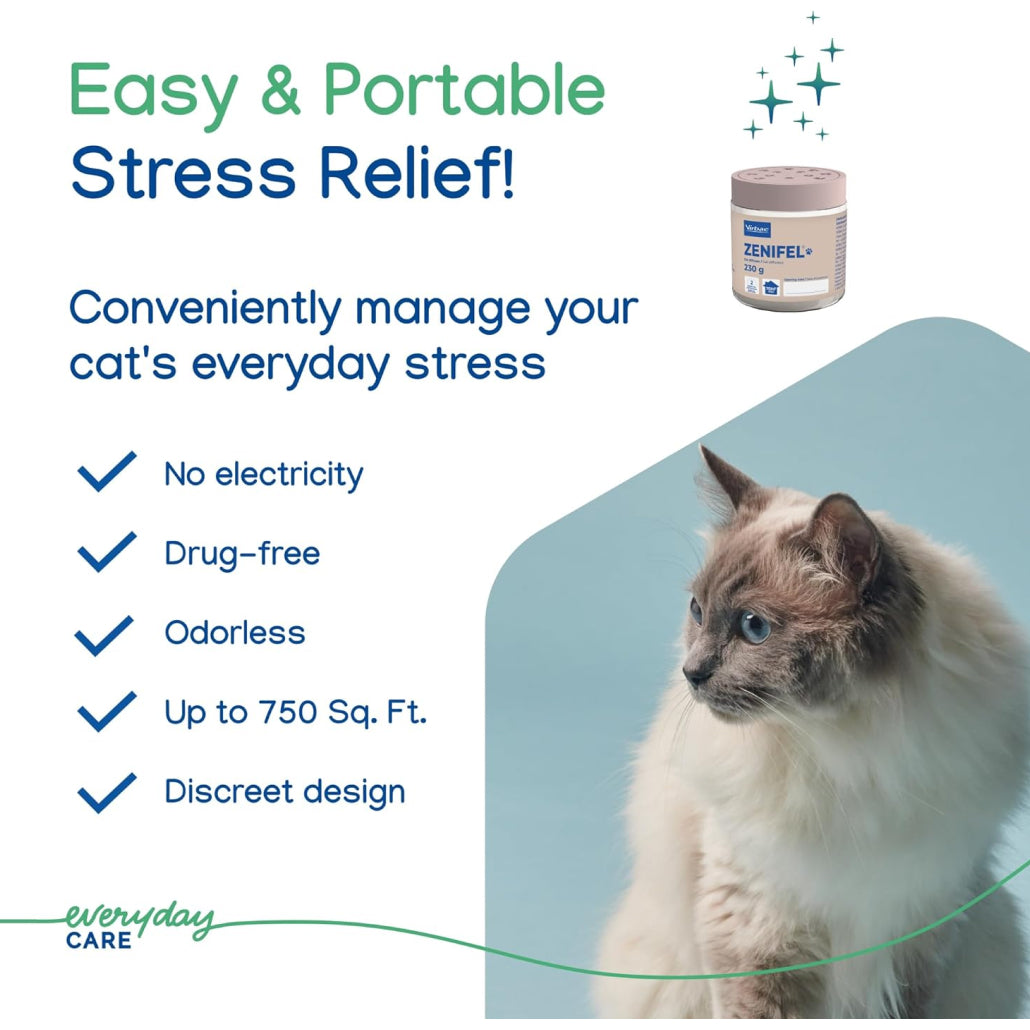 ZENIFEL Calming Pheromone Gel-Diffuser for Cats