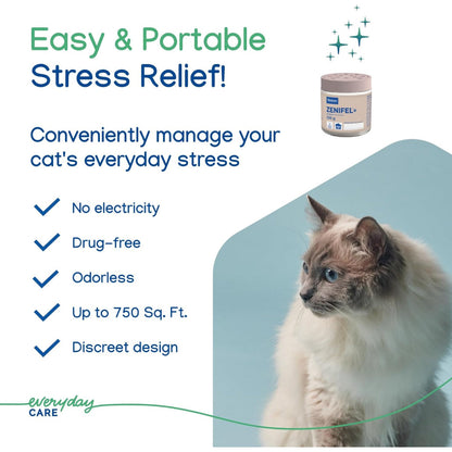 ZENIFEL Calming Pheromone Gel-Diffuser for Cats